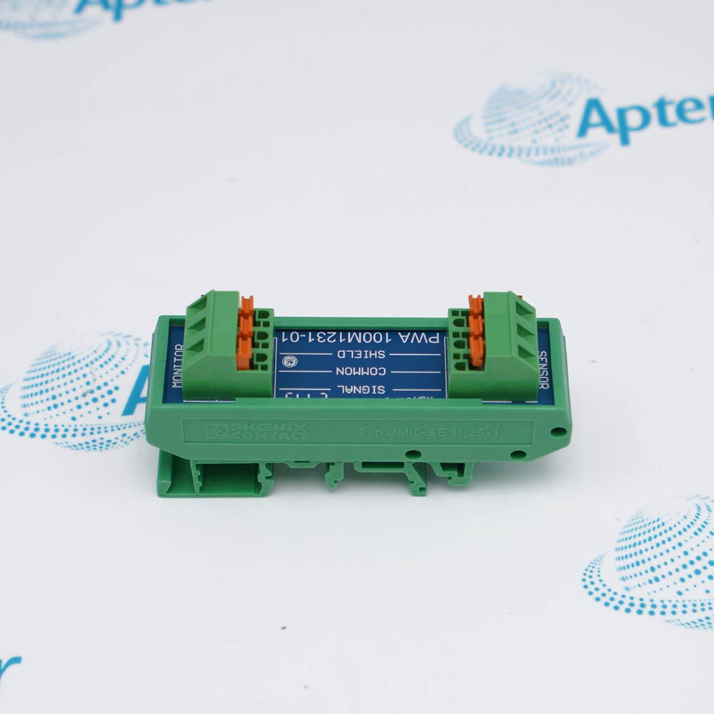 Bently Nevada 100M1554 pulse expander module, product label and housing