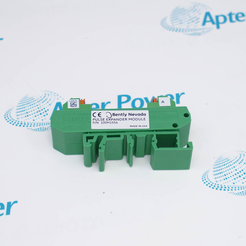 Bently Nevada 100M1554 pulse expander module, connector and enclosure view