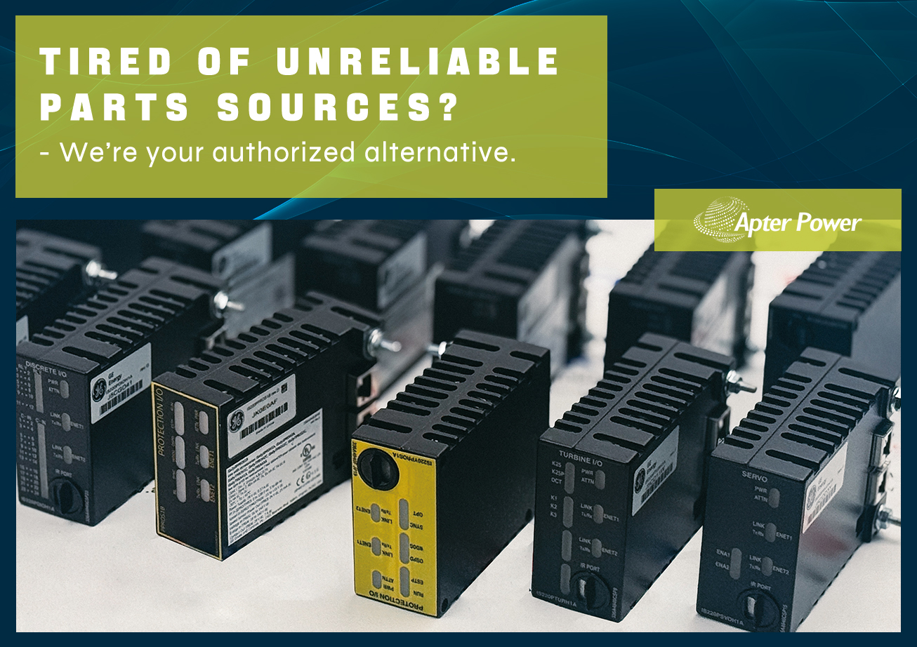 Several industrial electronic control modules neatly arranged in rows on a bright surface.