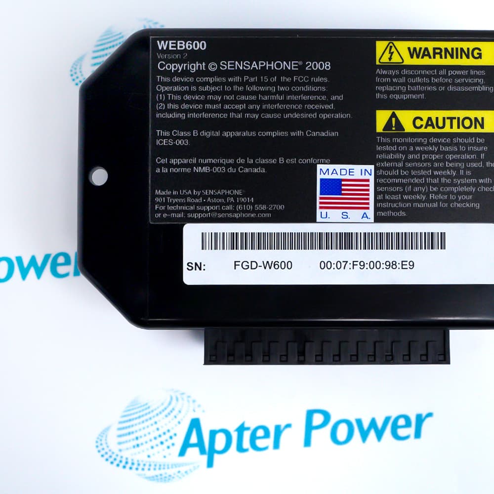 SENSAPHONE WEB600-FGD-W600
