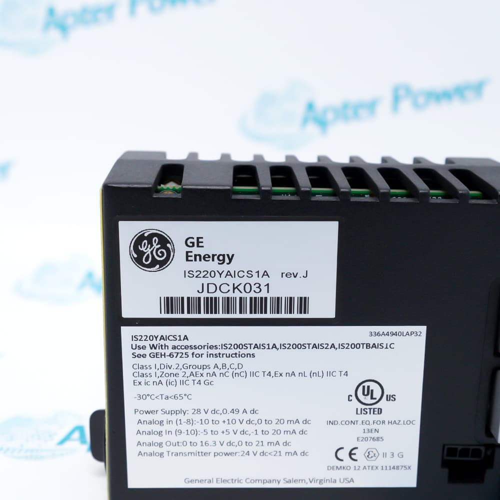 GE IS220YAICS1A