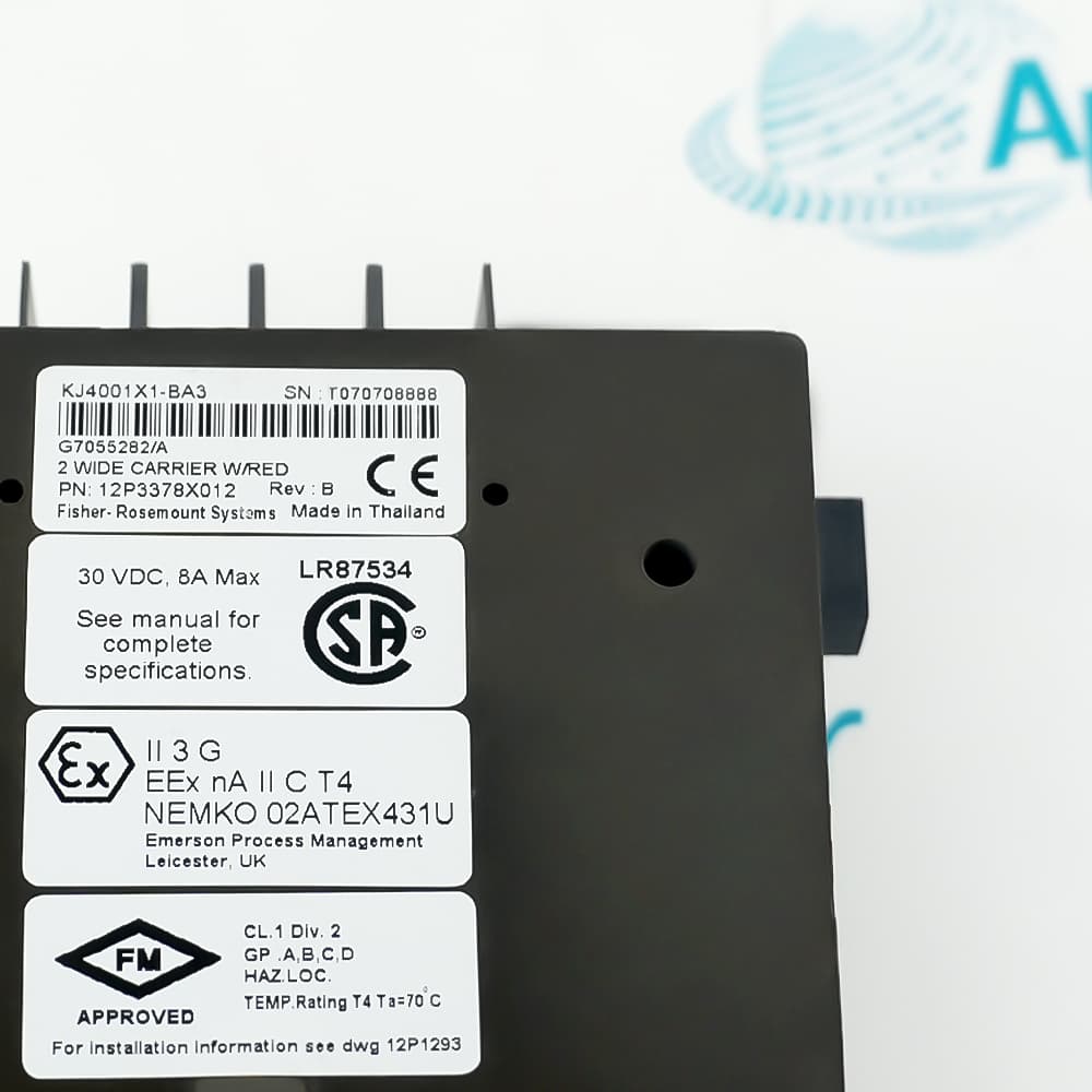 Emerson VE3051C0 KJ4001X1-BA3 12P3378X012  