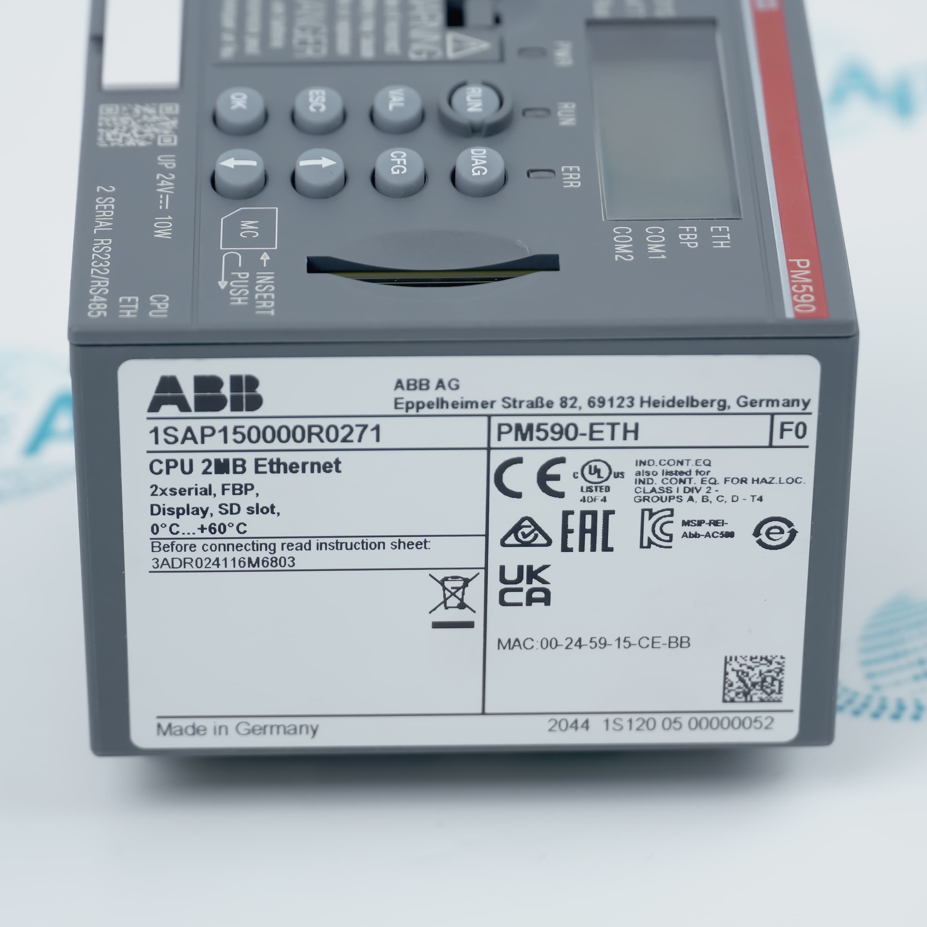 ABB PM590-ETH 1SAP150000R0271