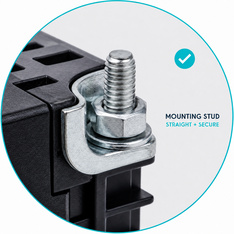 IS220PDIOH1A mounting stud and keyed guide inspection